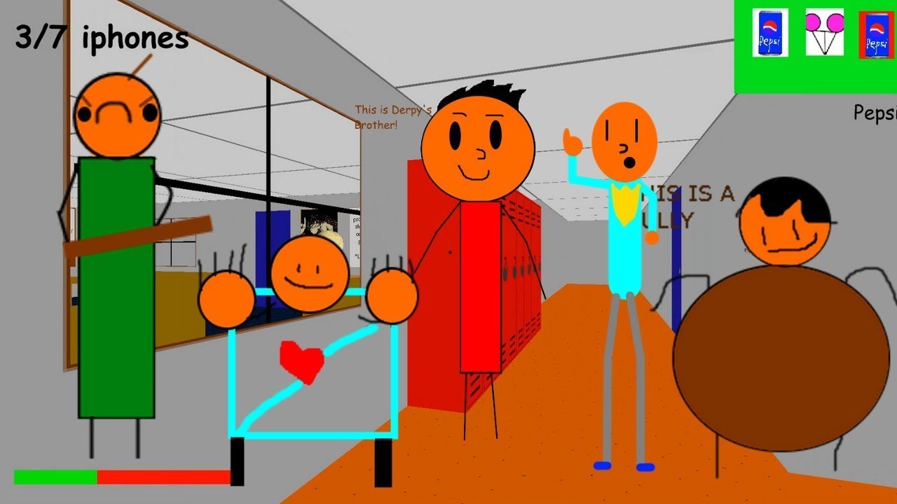 Derpy's Basics in Stupidity and DERPS Pre Release 5 - Baldi's Basics Mod