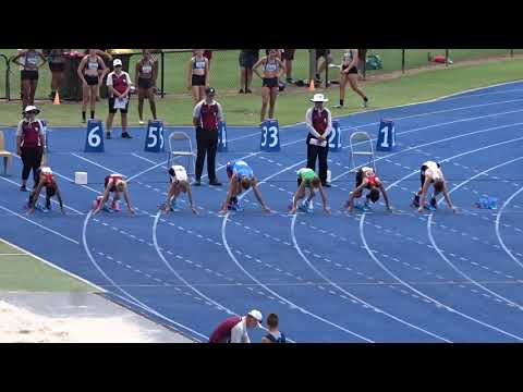 100m U14yrs Boys Final, QLD Athletics Championships, QSAC, Brisbane 7/03/2020