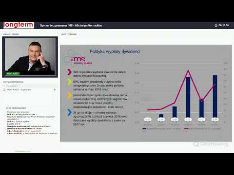 Spotkanie z prezesem IMS - Michałem Kornackim
