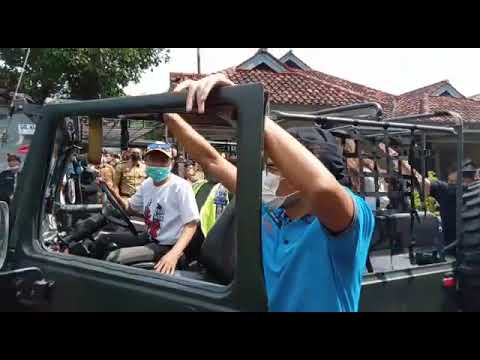 Kunjungan @SandiunoTV @CintaLauraKiehlOfficial Desa Wisata Cibuntu Kuningan WOC wisata offroad cibuntu