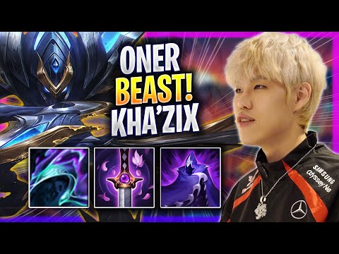 ONER IS A BEAST WITH KHA'ZIX! - T1 Oner Plays Kha'zix JUNGLE vs Vi! | Season 2024