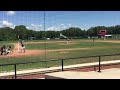 Alex George Catching Throwing Out Base Runner