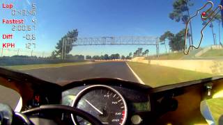 Vidéo Le Mans Bugatti meilleur tour en 1m59s avec R6 2006 par davidpillot