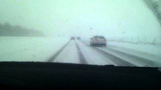 zo zag het gisteren uit toen we vanuit Parijs naar NL red...