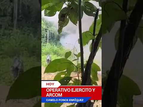 Ejército Ecuatoriano Inhabilita Maquinaria de Minería Ilegal en Azuay #ecuador #noticias