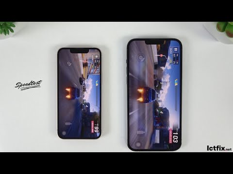 iPhone 13 Pro Max Vs iPhone 13 Mini | Video test Display, SpeedTest, Comparison