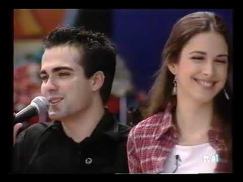 Nuria Fergó i Naïm Thomas ensayan Nadie como tú