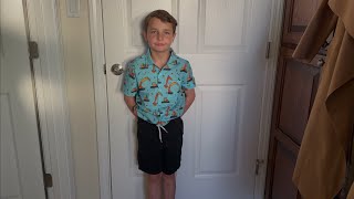 BliBliTaTa Boys Short Sleeve Button Down Shirt