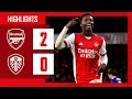 HIGHLIGHTS Arsenal Vs Leeds United 2 0 Carabao Cup Super Sub Chambers Nketiah