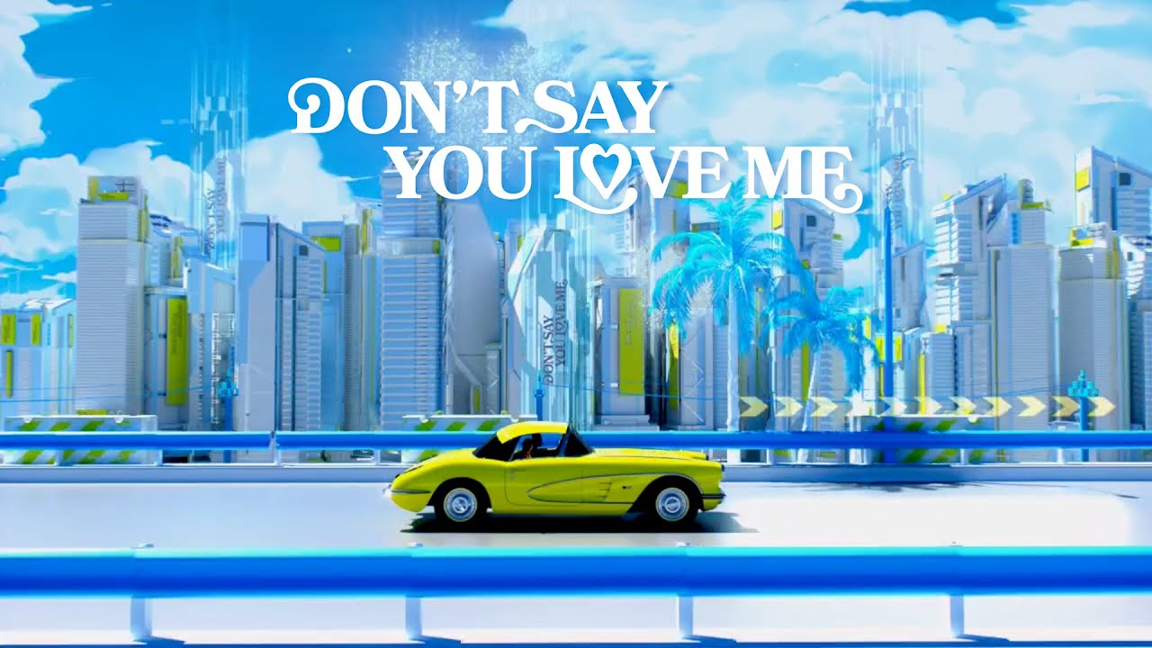 진 (Jin) 'Don't Say You Love Me (Synthwave Remix)' Visualizer