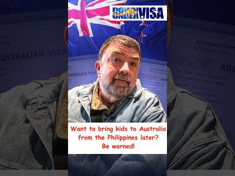 Bringing kids to Australia from the Philippines later. Beware! #childvisaaustralia #downundervisa