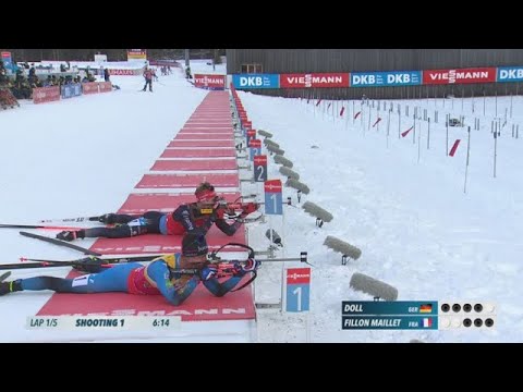 Le résumé de la poursuite de Ruhpolding - Biathlon - CM (H)