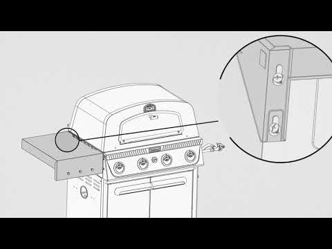 Cuisinart® Propel+ Four Burner 3-in-1 Gas Grill (Grill, Griddle, Pizza Oven) Assembly