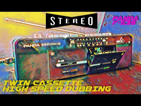A Brand New Twin Deck, Stereo, Boombox - Panda F-539 - Unboxing & Review