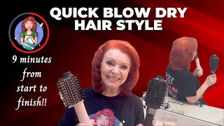 Quick Blow Dry Hair Style #hairtutorial #blowdry #Langeblowdryer