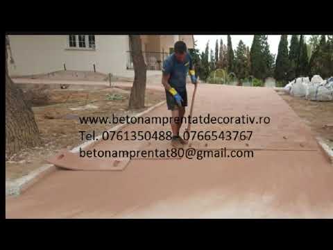 Beton Amprentat Valea Danului -Argeș Tel.0761350488 -0766543767