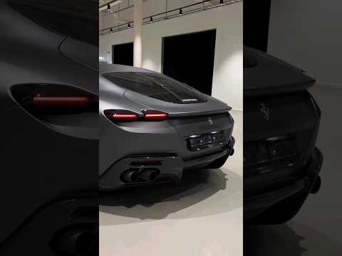 Matte Grey Stealth Ferrari Roma 🤯 @mr.car