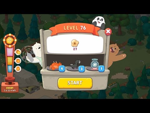 We Bare Bears Match3 Repairs Level 76 HD 1080p