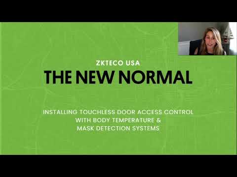 Installing Touchless Door Access Control with Body Temp & Mask Detection Systems