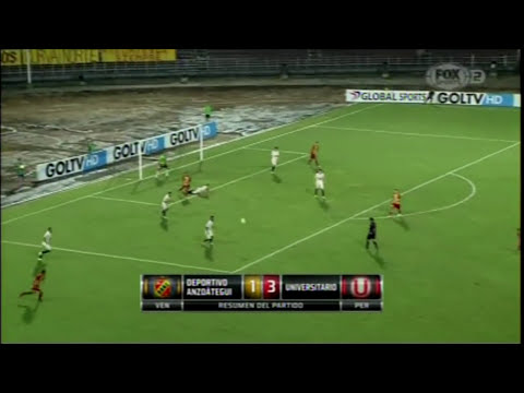 Copa Sudamericana: Deportivo Anzoátegui 1 vs Universitario 3