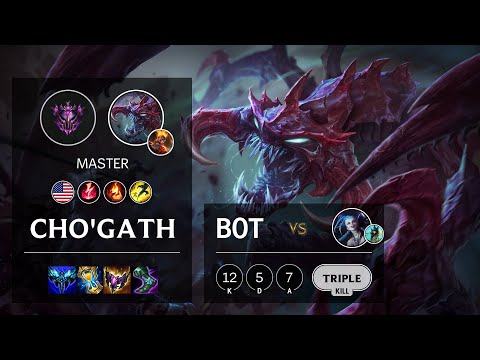 Cho'Gath Bot vs Jinx - NA Master Patch 11.24