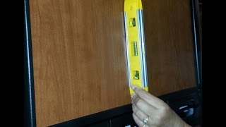 Level your RV for proper operation of your refrigerator.