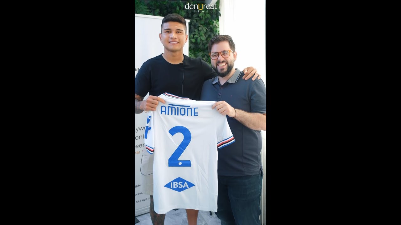 Bruno Amino From UC Sampdoria Had His Crowns Done