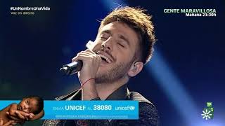 Antonio José- Solo dime- gala Unicef 2018
