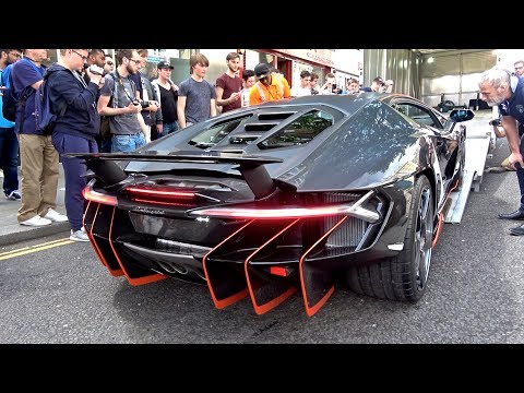 $2.5Million Lamborghini Centenario CAUSES CHAOS in London!