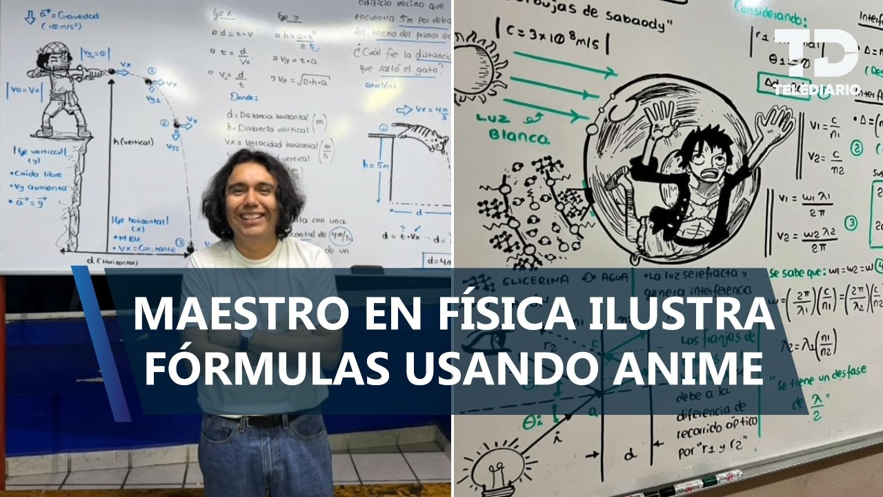 Física con anime: Maestro explica teorías usando One Piece