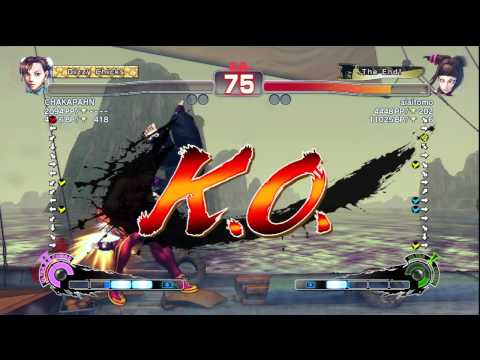 CHAKAPAHN [Chun-Li] vs. aiaitomo [Juri] | SSF4 Arcade Edition
