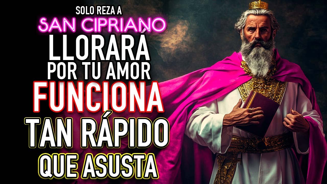 Oración muy FUERTE Y PODEROSA SAN CIPRIANO para que TE LLAME YA- REGRESA TU AMOR HOY MISMO EN 1 MIN