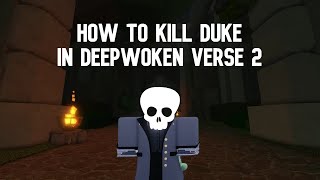 How to beat Duke of Erisia | Deepwoken Verse 2