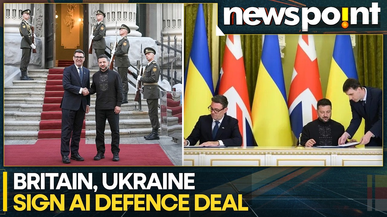 Britain and Ukraine Sign AI Defence Partnership to Develop Battlefield Technology | WION Newspoint