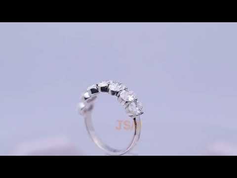 Oval Diamond 7 Stone Band Lab Grown Diamond Bridal Set Band  Diamond Wedding Band Anniversary Band.