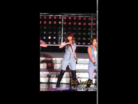 FANCAM 100828 4minute hyuna현아   HOTISSUE @ TBS Happy Concert