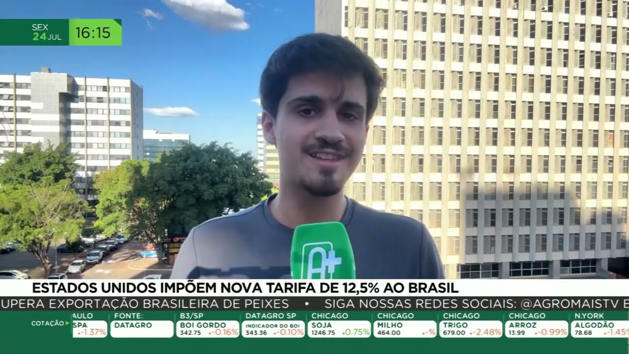 Estados Unidos impõem nova tarifa de 12,5% ao Brasil