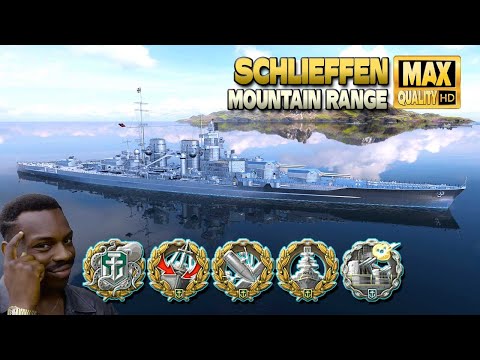 Schlieffen: One of the best WoWs player on map Shatter - World of Warships