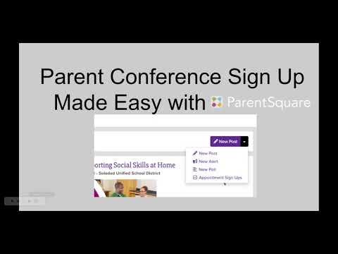 How to Create Parent Teacher Conference Signups in ParentSquare