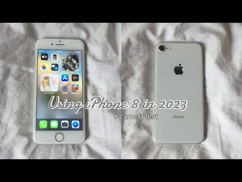 Using iPhone 8 in 2023 + camera test / Aesthetic #iphone #iphone8