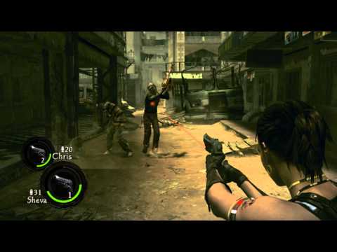 Resident Evil 5 Coop Gameplay with my friend Totti :D