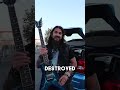 James Hetfield Gifts Robb Flynn his Green Flame V #heavymetal #metallica #machinehead