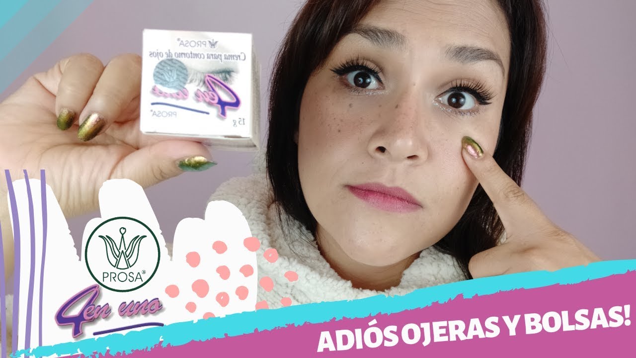 👀 CREMA PARA CONTORNO DE OJOS PROSA 4 EN 1 !!!! Adiós Ojeras y bolsas !!!