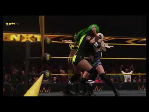 WWE 2k19 Kacy Catanzaro and Shotzi Blackheart vs Penelope Ford and Priscilla Kelly: NXT
