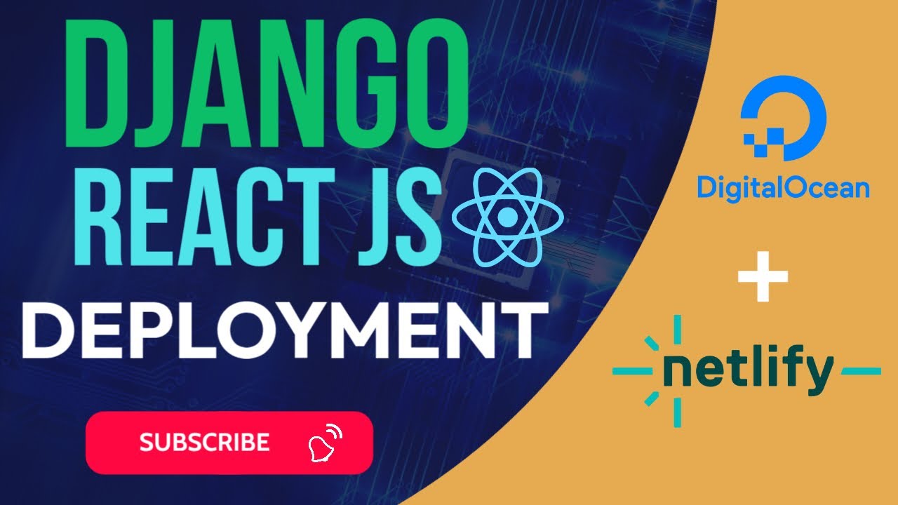 How to Deploy Django & React (2025) — DigitalOcean App Platform + Netlify Full Guide