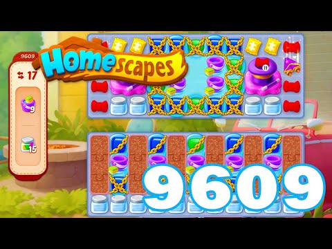 Homescapes Level 9609 HD | 3 - match puzzle game | Gameplay Walkthrough | android | GameGo Game IOS