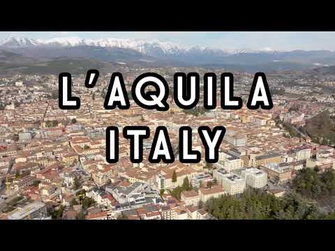 L'Aquila by drone 💪  The City of Rebirth | Aerial stock footage