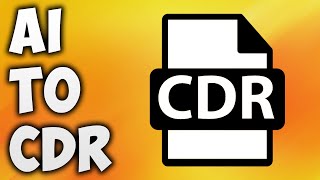 How to Convert Ai File to Cdr Online - Adobe Illustrator to CDR CorelDRAW Converter