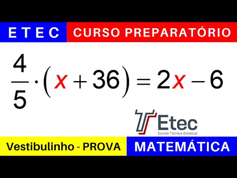 ETEC 🎯 Vestibulinho 2025/2026: o que Estudar para a Prova da ETEC em MATEMÁTICA @BoraETEC