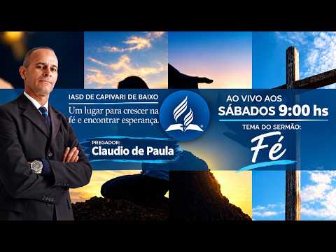 ⚪Culto Ao Vivo - IASD Central de Capivari de Baixo - 12/09/2026 (Sábado)